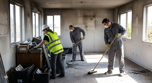 yangın sonrası temizlik