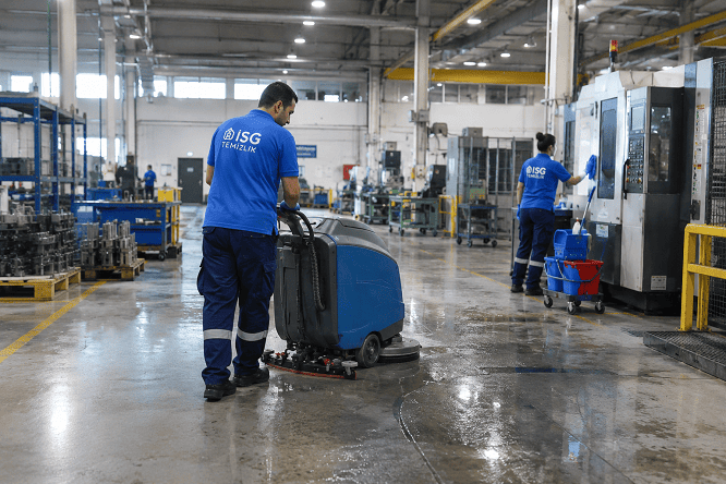 Fabrika temizliği ekibi